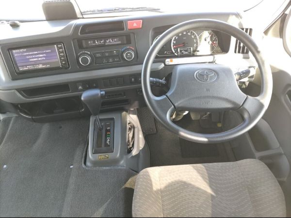 Stock No. BT1041 Used Toyota Coaster Bus 2021 Model photo: Cockpit view image (driver view picture)
