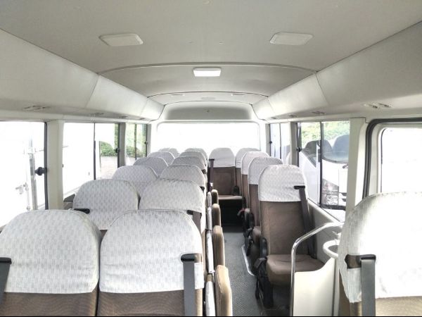 Stock No. BT1042 Used Toyota Coaster Bus 2023 Model photo: Interior view image (inside picture)