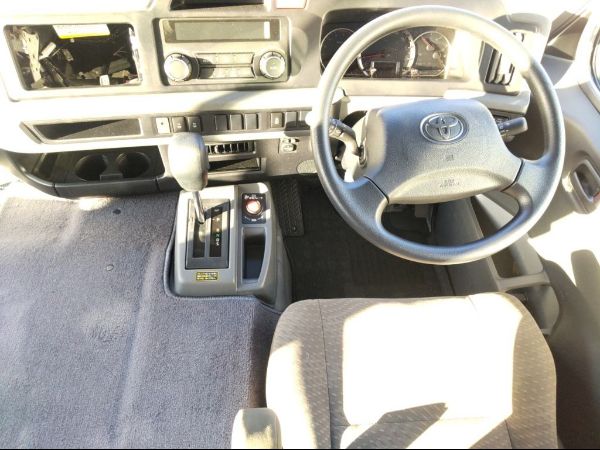 Stock No. BT1043 Used Toyota Coaster Bus 2024 Model photo: Cockpit view image (driver view picture)