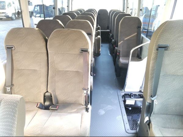 Stock No. BT1043 Used Toyota Coaster Bus 2024 Model photo: Interior view image (inside picture)